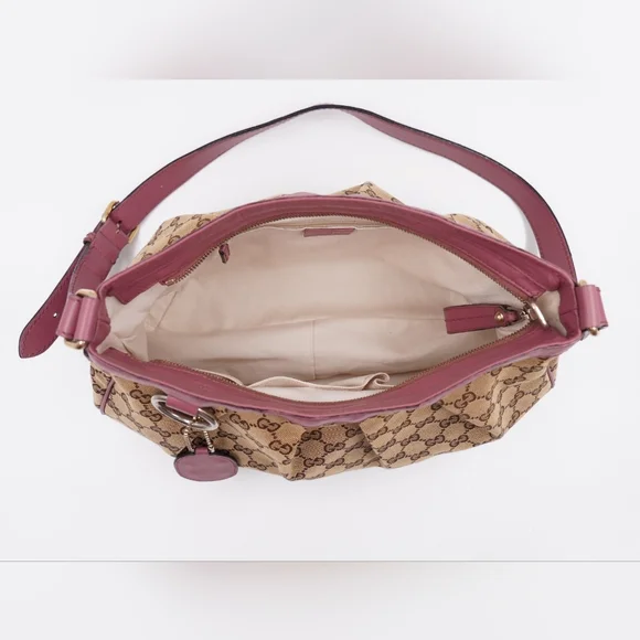 ❌️❌️SOLD❌️❌️CA51 💚 GUCCI Gg Monogram Canvas Sukey Crossbody Bag - Picture 11 of 13